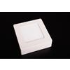FARETTO LED DA SOFFITTO PARETE PLAFONIERA 6w QUADRATO 120x120 BIANCO FREDDO H4D1