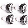 set 4x COB GU10 7w LAMPADINA LED 60° 220V PER PLAFONIERE GU10