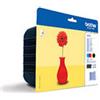 Brother Cartuccia Brother LC-121VALBPDR Multipack (ciano, magenta, giallo, nero) [LC121VALBPDR]