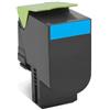 Lexmark Toner Lexmark ciano per CX410E/DE/DTE CX510DE/DHE/DTHE 3000 pagine [80C2HC0]