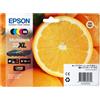 Epson Cartuccia Epson Multipack Claria Premium BK/PBK/C/M/Y 33 XL T 3357 [C13T33574011]