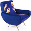 SELETTI poltrona imbottita TOILETPAPER ARMCHAIR - 16082