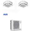 CLIMATIZZATORE DUAL 12+18 CASSETTA AUX 8 VIE DC INVERTER A++A+ WI FI READY GAS-R32 LINEA 2026 UNITA' ESTERNA QUADRI AM4-H28/4DR3