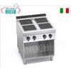 CUCINA ELETTRICA 4 PIASTRE su VANO a GIORNO