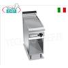 FRY TOP a GAS con PIASTRA RIGATA in MULTIPAN, su VANO