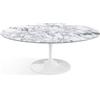 KNOLL tavolino ovale basso TULIP collezione Eero Saarinen 107x70 cm - 162TOMAS2