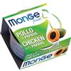 MONGE FRUIT POLLO CON PAPAYA GR 80