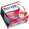 MONGE FRUIT TONNO CON MELA GR 80