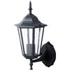 V-TAC LAMPADA DA GIARDINO A PARETE LANTERNA ATTACCO E27 UP NERA VT-749-LED7066