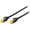 Digitus DK1644A0025BL Cavo Patch RJ45 Cat6A Doppia Schermatura 0.25m Nero