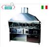 GRIGLIA ROMAGNA - Griglia Cucina Romagna a carbone vegetale con 4 bracieri