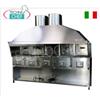 GRIGLIA ROMAGNA - Griglia Cucina Romagna a carbone vegetale con 5 bracieri