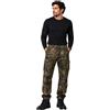 Pantalone pantaloni uomo pesca caccia sfoderato zip verde mimetico blu bosco