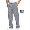 Pantalaccio pantalone da lavoro cotone per chef cuoco a quadretti taglie miste - Personalizzabile con il tuo logo