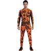 Tuta termica completo digital maglia pantalone antipioggia antivento sportiva