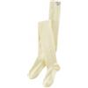 Living Crafts Calzamaglia in lana e cotone biologico - col. bianco naturale