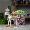 CERAMICHE CALTAGIRONE Carretto Siciliano Ceramica Caltagirone Angurie cm 35