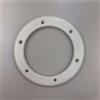 Flangia bianca per bocchette di immissione a pavimento Pools