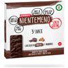 Enervit Nientemeno Barretta Cioccolato Fondente E Mandorle 3 Pz