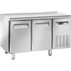CoolHead Tavolo Refrigerato Ventilato per Gastronomia in Acciaio Inox - N° 2 Porte Autochiudenti - Profondità Cm 60 - Capacità Lt 230