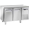 CoolHead Tavolo Congelatore Ventilato per Gastronomia in Acciaio Inox - N° 2 Porte Autochiudenti - Profondità Cm 60 - Capacità Lt 230