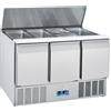 CoolHead Saladette Refrigerata Statica GN1/1 CR93A - N° 3 Porte e Top Inox Apribile - Capacità Lt 350