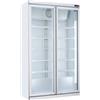 CoolHead Armadio Refrigerato Verticale per Bibite DC1050 - Acciaio e Doppia Anta Vetro - Capacità Lt 805