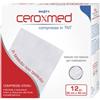 Ceroxmed Compresse in tessuto non tessuto - Garze sterili per la medicazione, 12 pezzi da 36x40 cm