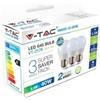 V-TAC LAMPADINA LED MINIBULBO G45 E27 5,5W BIANCO FREDDO 3 PEZZI VT-2176-LED7364