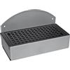 Posacenere Rettangolare A Muro - 25X12 Cm. Alt. 15 Cm. - Nero Micaceo