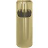 Posacenere Gettacarta Ottonato Con Coperchio A Rete - Diam. 25 Cm. Alt. 69 Cm. - Ottonato