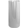 Posacenere Con Vaschetta In Acciaio Inox E Griglia Setaccio - Diam. 30 Cm. Alt. 80 Cm. - Lucido