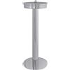 Posacenere A Colonna Con Coperchio A Rete E Pomolo - Diam. 35/7 Cm. Alt. 70 Cm. - Lucido