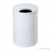 Gettacarta Con Coperchio Autoestinguente - Diam. 25 Cm. Alt. 37 Cm. - Bianco