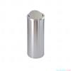 Gettacarta Con Coperchio Girevole In Acciaio Inox Satinato - Diam. 25 Cm. Alt. 70 Cm. - Satinato