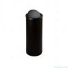 Gettacarta Con Coperchio Girevole - Diam. 25 Cm. Alt. 70 Cm. - Nero