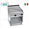FRY TOP a GAS con PIASTRA RIGATA in MULTIPAN, su VANO