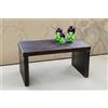 Vivere Zen Comodino in legno massello artigianale Petrosino wengé (Okumé) (Misura 50x30x25 h )