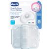 Chicco SkinToSkin Paracapezzoli in Silicone Misura S/M, 2 Pezzi