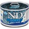 Farmina N/D Umido Ocean Dog Mini Adult Trota e Salmone 140 Gr Cane