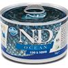 Farmina N/D Umido Ocean Dog Mini Adult Merluzzo e Calamari 140 Gr Cane