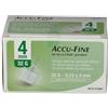 ROCHE DIABETES CARE ITALY ACCU-FINE Aghi Per Penna Insulina Sterili 32G 4mm Confezione Da 100 Pezzi