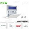 AMC K-LCD W 800 - Tastiera wireless 868MHz LCD con lettore RFID/NFC - AMC