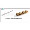 Schidione completo per girarrosti