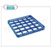 -- RIALZO UNIVERSALE per Cestelli Bicchieri con 25 SCOMPARTI da mm 88x88 - dim mm 500x500x42h