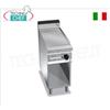 FRY TOP ELETTRICO con PIASTRA LISCIA in MULTIPAN, su VANO a GIORNO