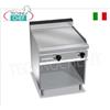 FRY TOP ELETTRICO con PIASTRA LISCIA in MULTIPAN, su VANO a GIORNO