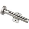 Gardinia Supporto a Parete per binari Tende a Pannello e e con aste per Tende con binari Interni, Atlanta, Argento