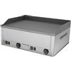Ristoattrezzature Modello: 279,Piastra Fry top acciaio inox professionale elettrico piano Liscio 660x540x300 mm