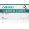 Zeta Farmaceutici Zetalax Supposte di Glicerina per Adulti Trattamento Stitichezza, 18 Supposte
